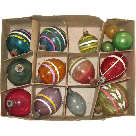 Mouth Blown Glass <b>Ornaments</b> TikasTreasureHut (1,965) $39. . 1940s christmas ornaments